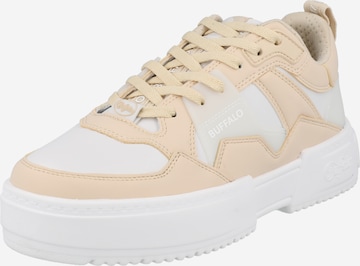 Baskets basses BUFFALO en beige : devant