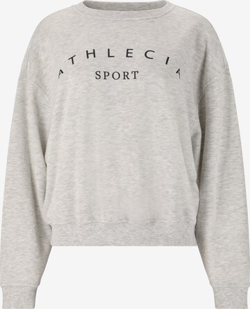 Athlecia Sportief sweatshirt 'Asport' in Grijs: voorkant