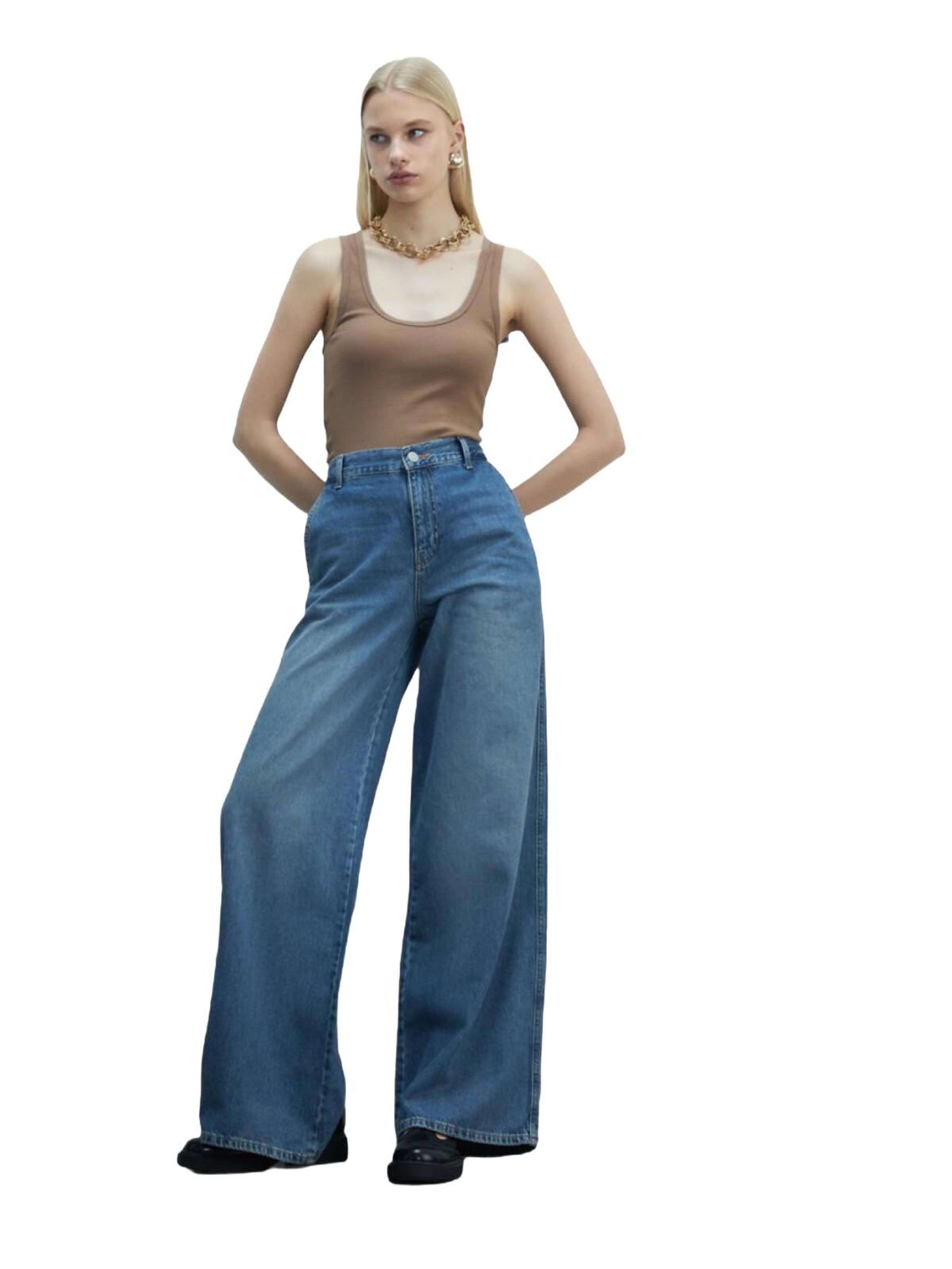 LTB Jeans Wide leg Jeans 'Mariam' in Blauw