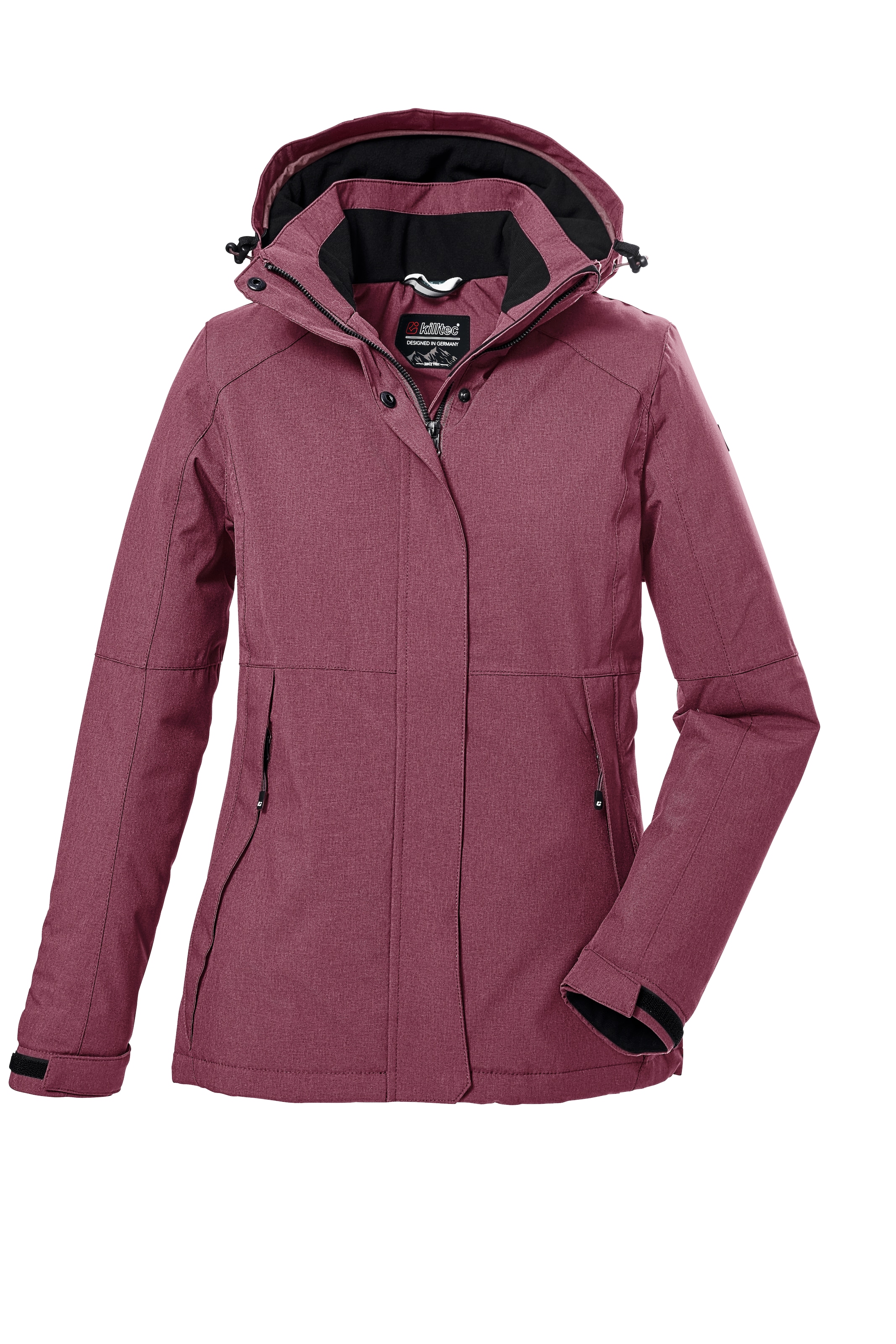 KILLTEC Outdoor Jacket in Red: front