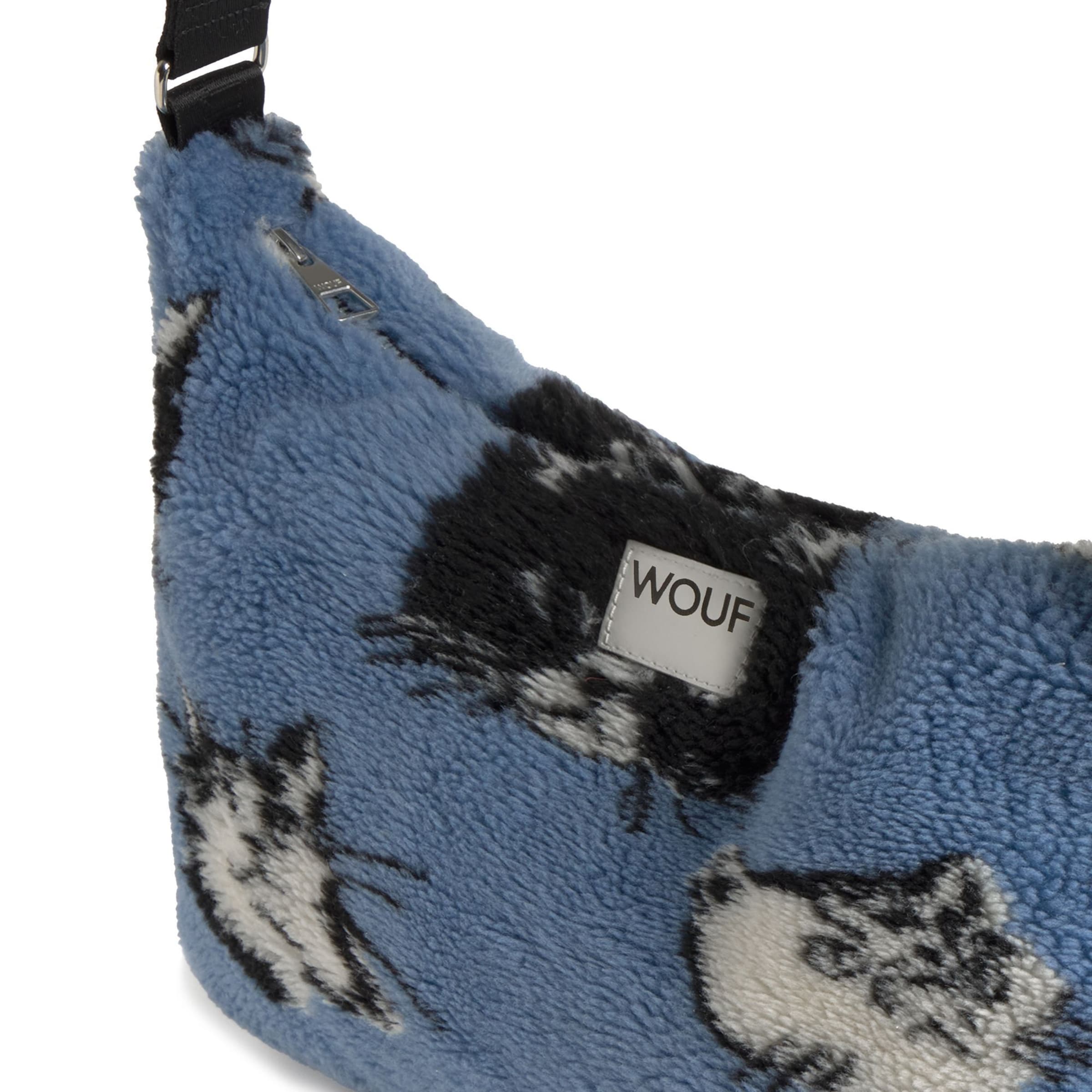 Sac à bandoulière 'Teddy' Wouf en bleu