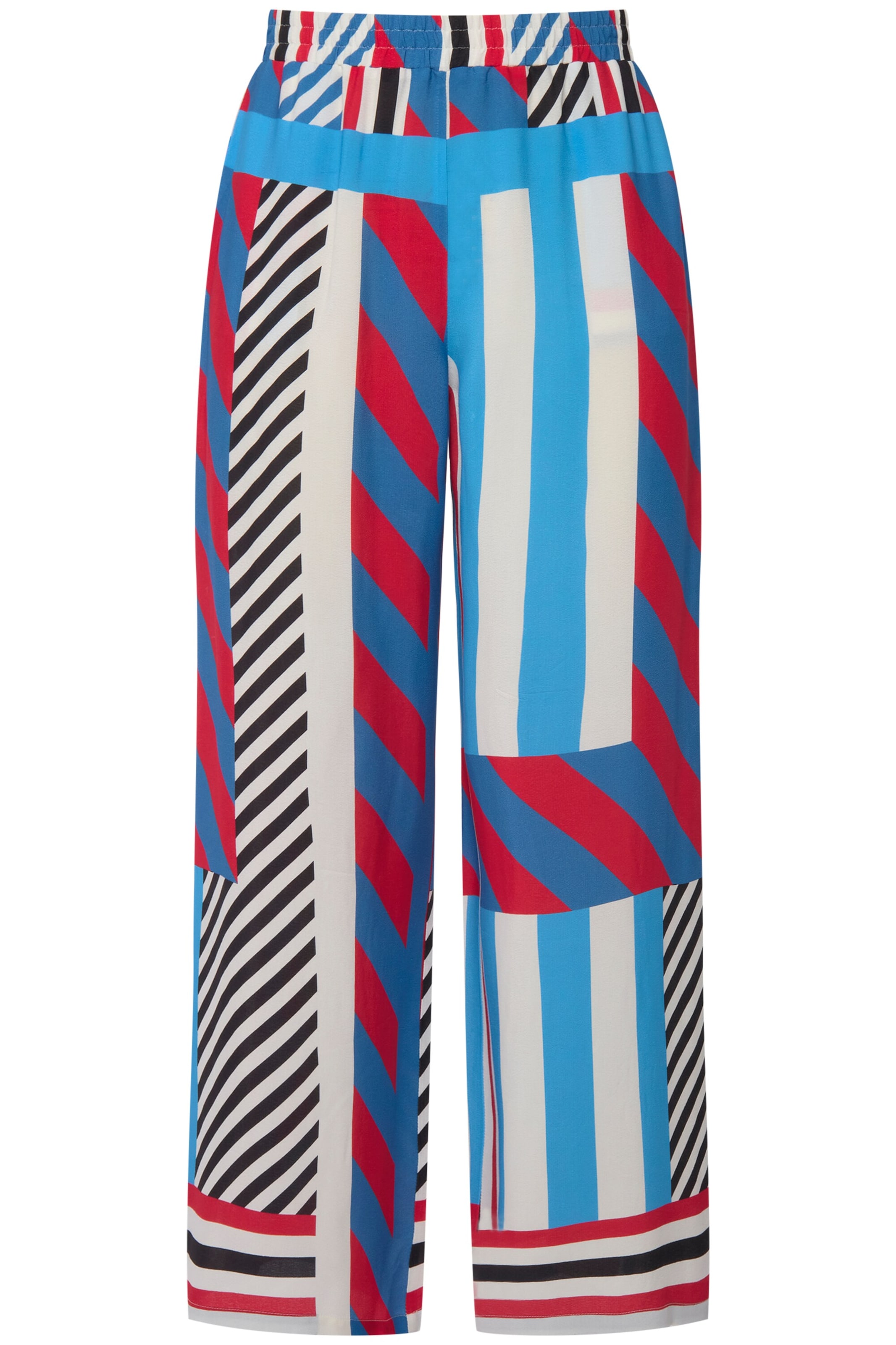 Ulla Popken Wide leg Trousers in Mixed colours: front