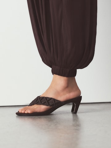 Next T-bar sandals in Brown