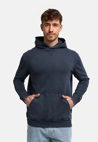 INDICODE JEANS Sweatshirt 'Elimah' in Blauw: voorkant