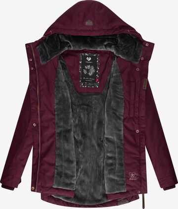 Veste d’hiver 'Monade' Ragwear en rouge