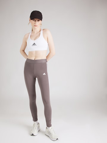 ADIDAS SPORTSWEAR Skinny Sportbyxa 'Essential' i grå