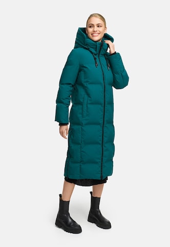 Cappotto funzionale 'Tikoraa 16' di MARIKOO in verde: frontale