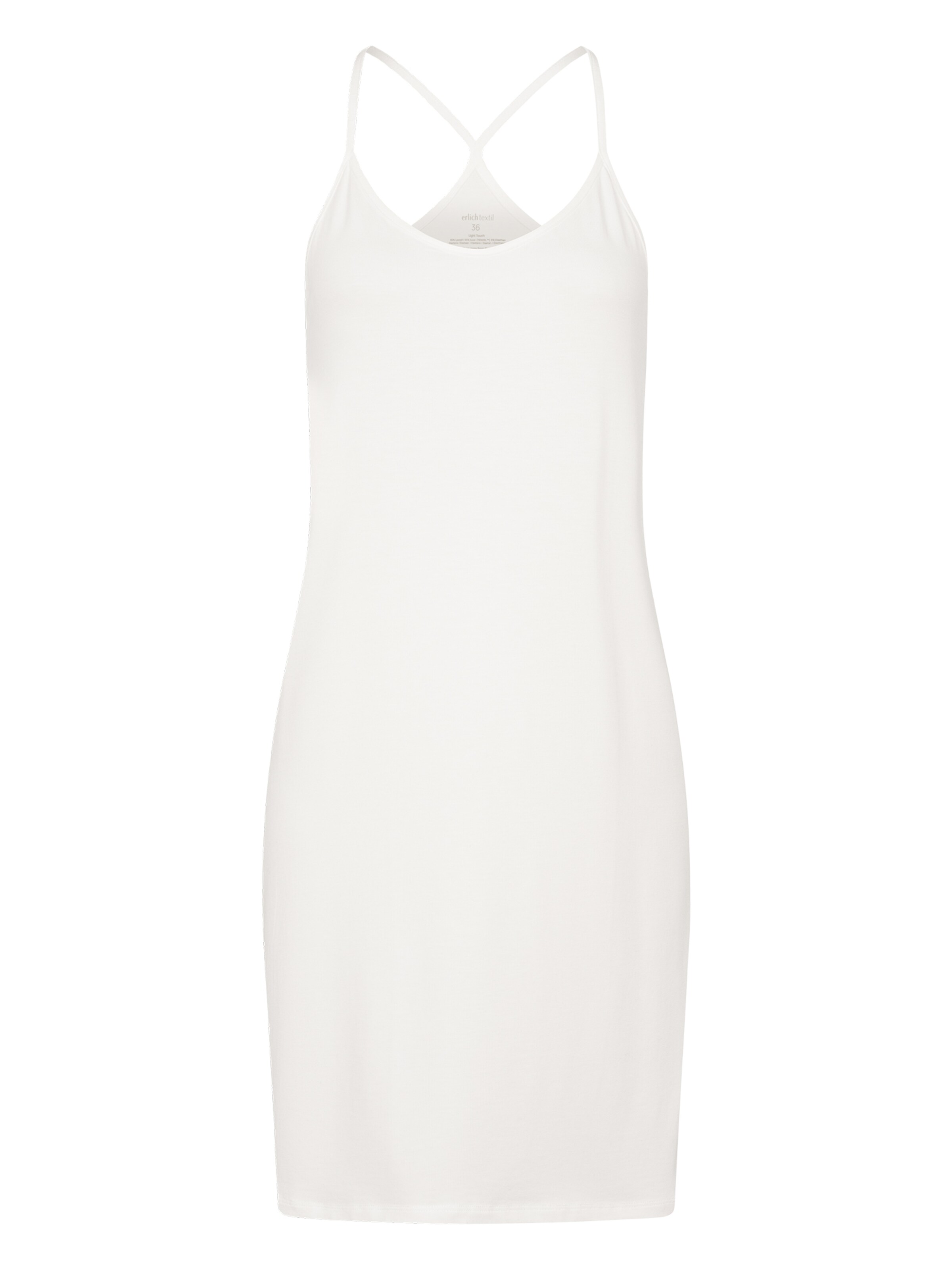 Erlich Textil - Camisola de pijama em branco: frente