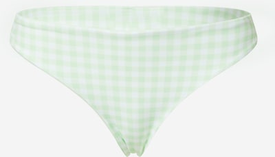 HOLLISTER Bikinihose in hellgrün / weiß, Produktansicht