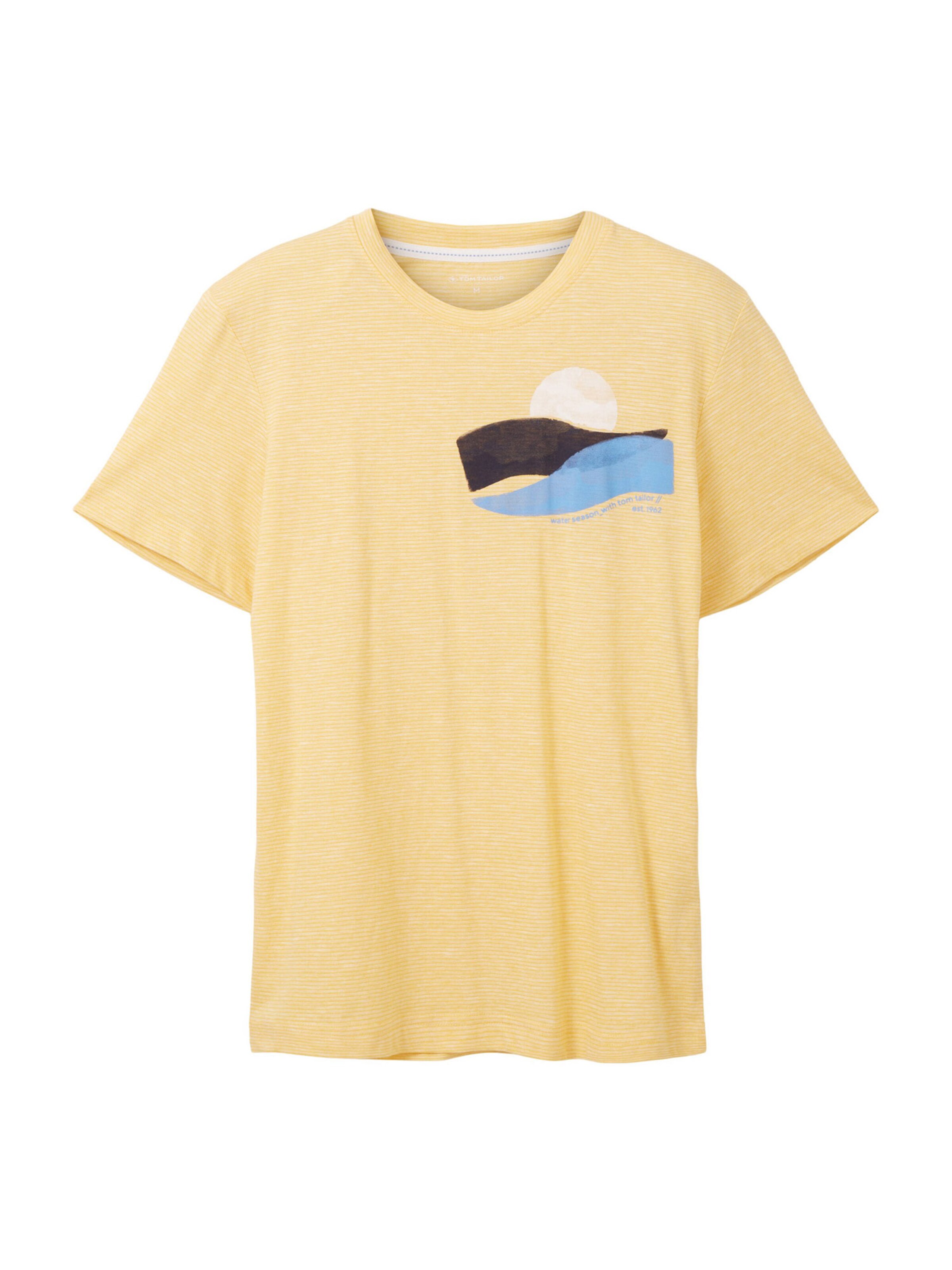 Maglietta di TOM TAILOR in giallo: frontale