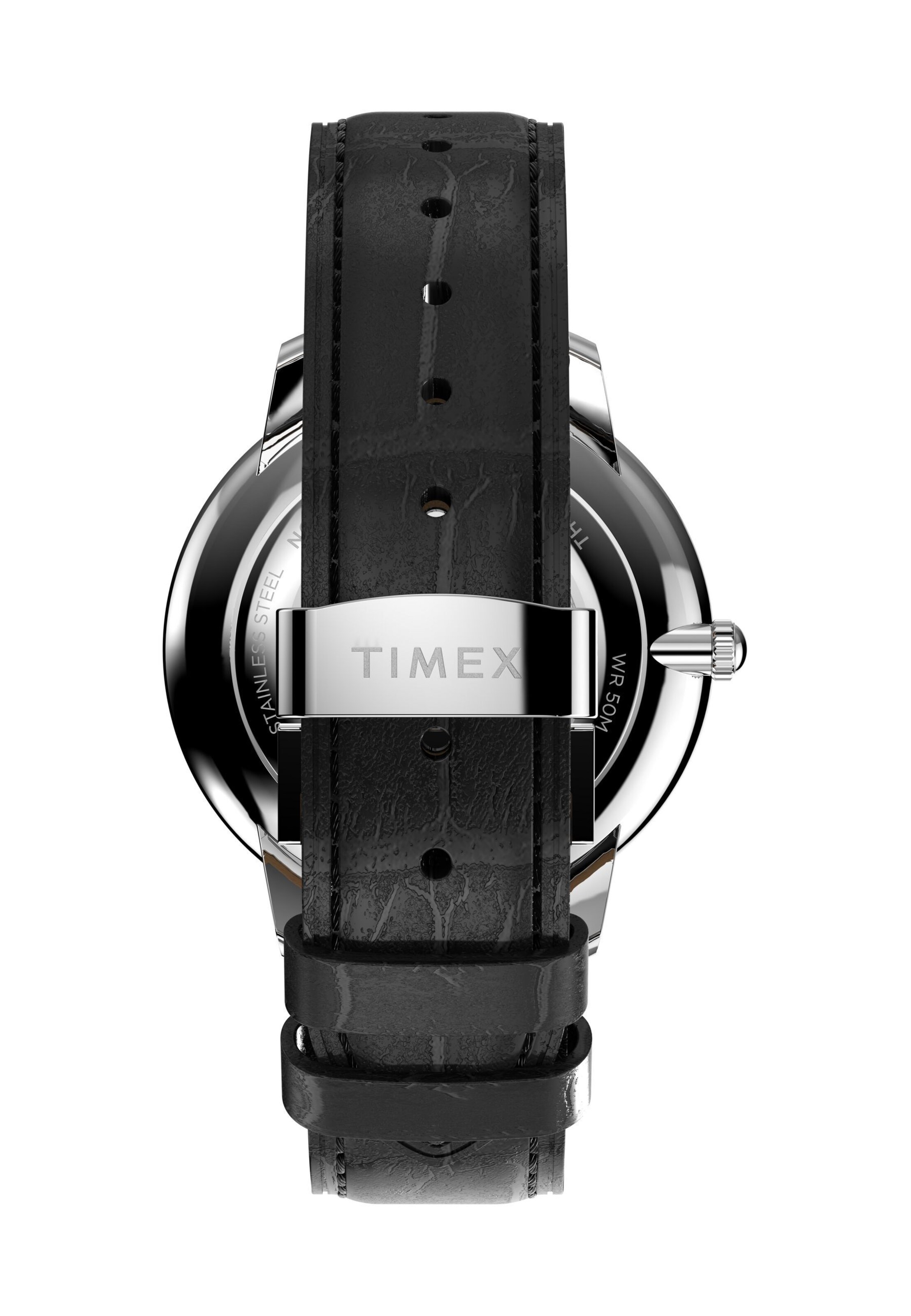 TIMEX Analoog horloge 'Waterbury Metropolitan' in Zwart