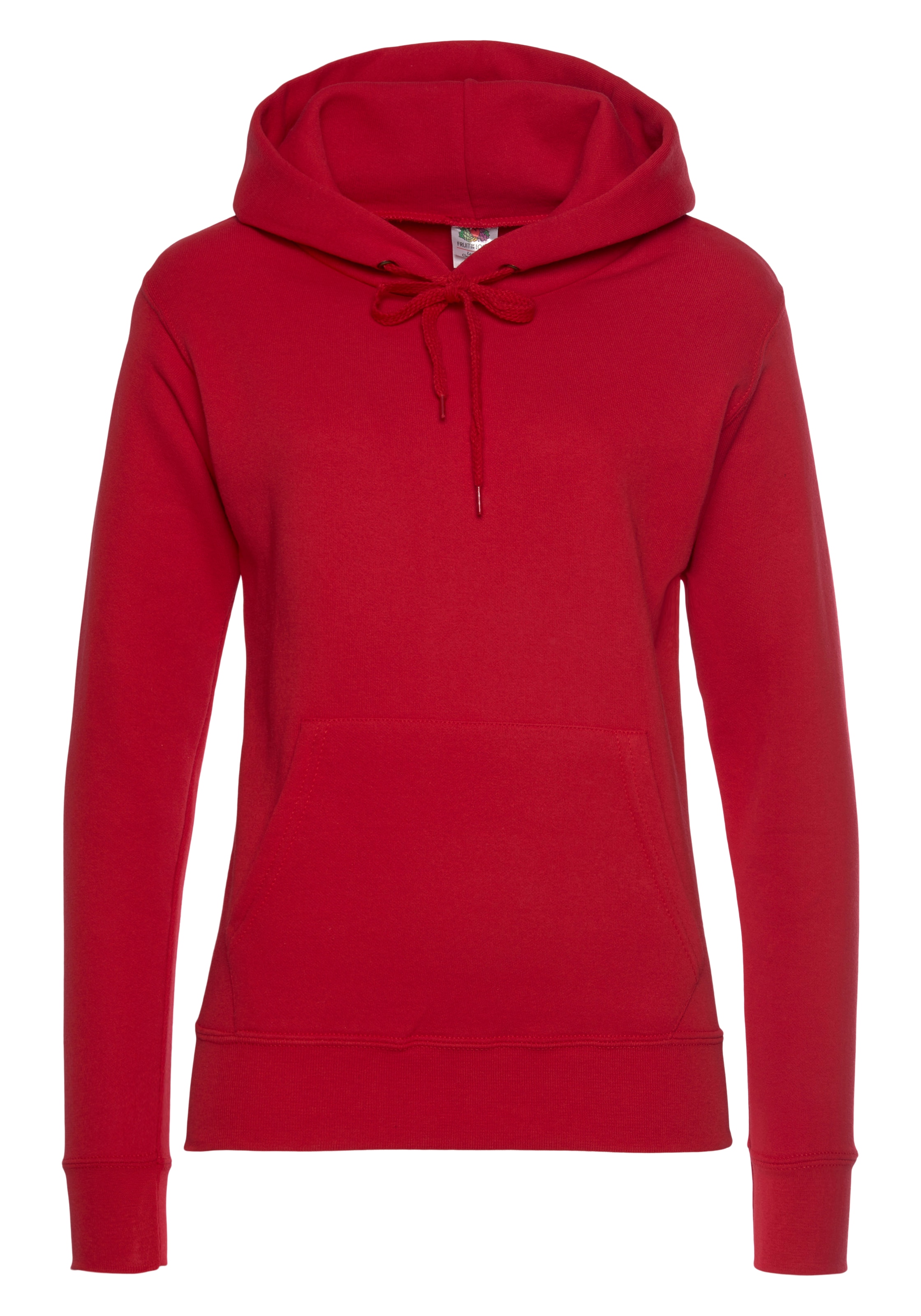 FRUIT OF THE LOOM Sweatshirt in Rot: Vorderseite