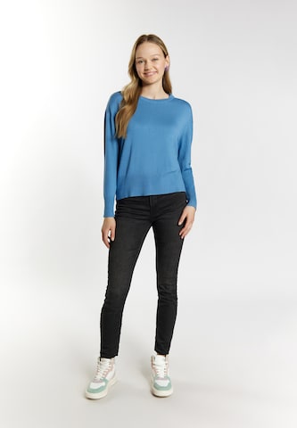 MYMO Пуловер 'Keepsudry' в синьо