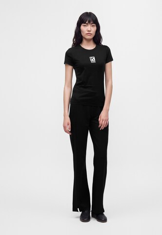 KARL LAGERFELD JEANS Póló - fekete
