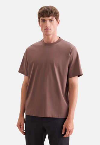 SEIDENSTICKER Shirt in Bruin: voorkant