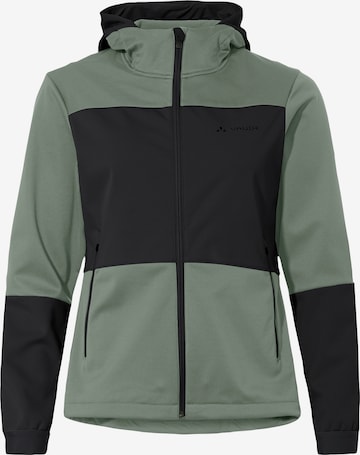 VAUDE Sportjas 'W Qimsa HD SFT J' in Groen: voorkant