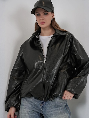 Veste mi-saison Bigdart en noir : devant