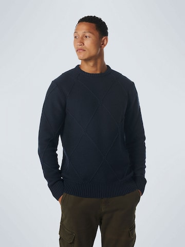 No Excess Sweater in Blue: front