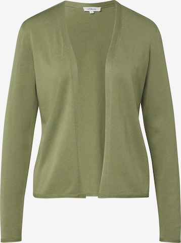 s.Oliver Strickjacke in Grün: Vorderseite