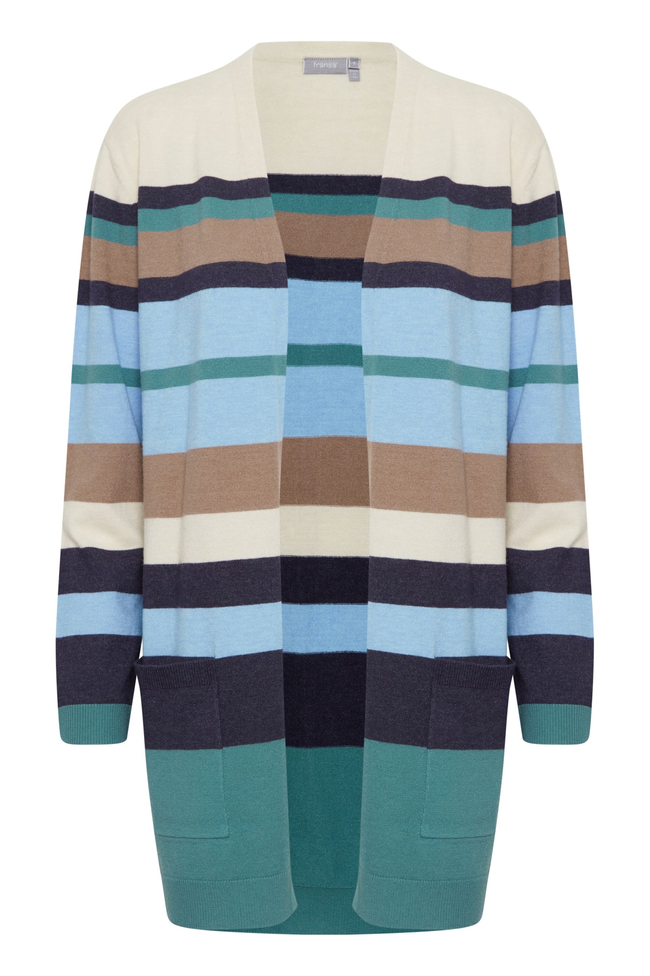 Fransa Strickjacke 'Melani' in Mischfarben: Vorderseite