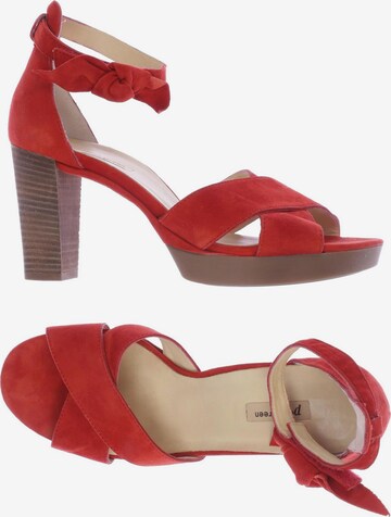 Paul Green Sandals & High-Heeled Sandals in 39,5 in Red: front