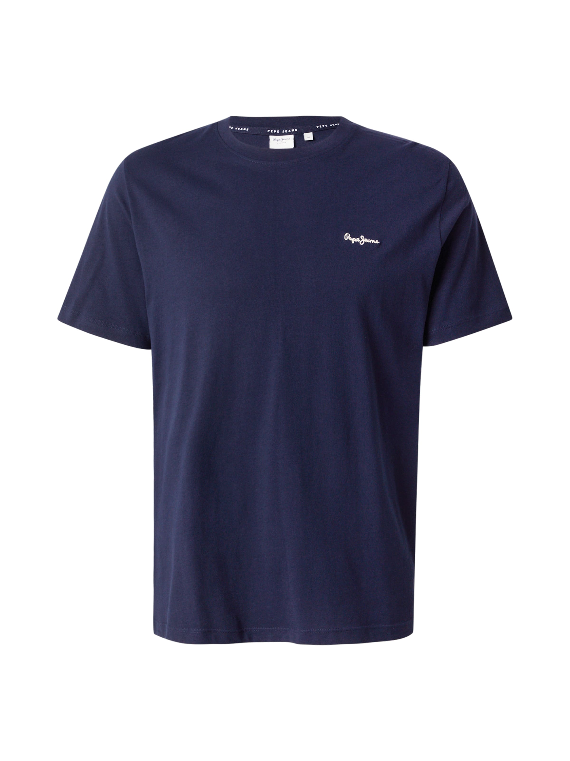 Pepe Jeans T-shirt 'Contrast Connor' i svart: framsida