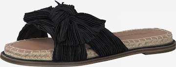 TAMARISNatikače s potpeticom - crna boja: prednji dio