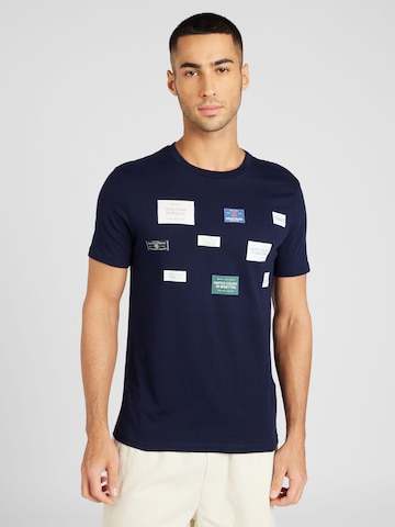 T-Shirt UNITED COLORS OF BENETTON en bleu : devant