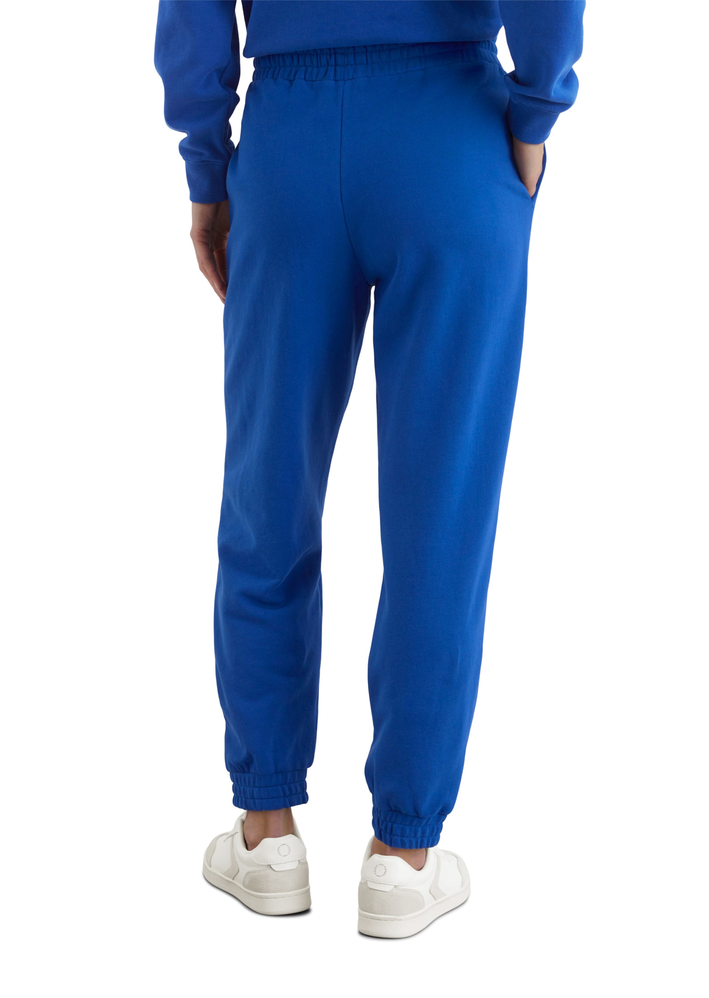 Marc O'Polo Tapered Broek in Blauw