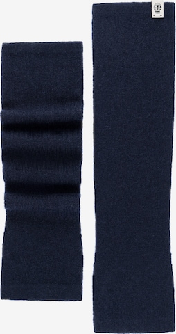 Manchettes 'PURE CASHMERE' Roeckl en bleu : devant