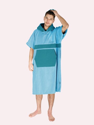 normani Short Bathrobe in Blue