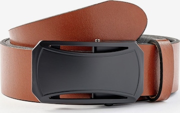 jolar Gürtel 'MODERN' in Braun: Vorderseite
