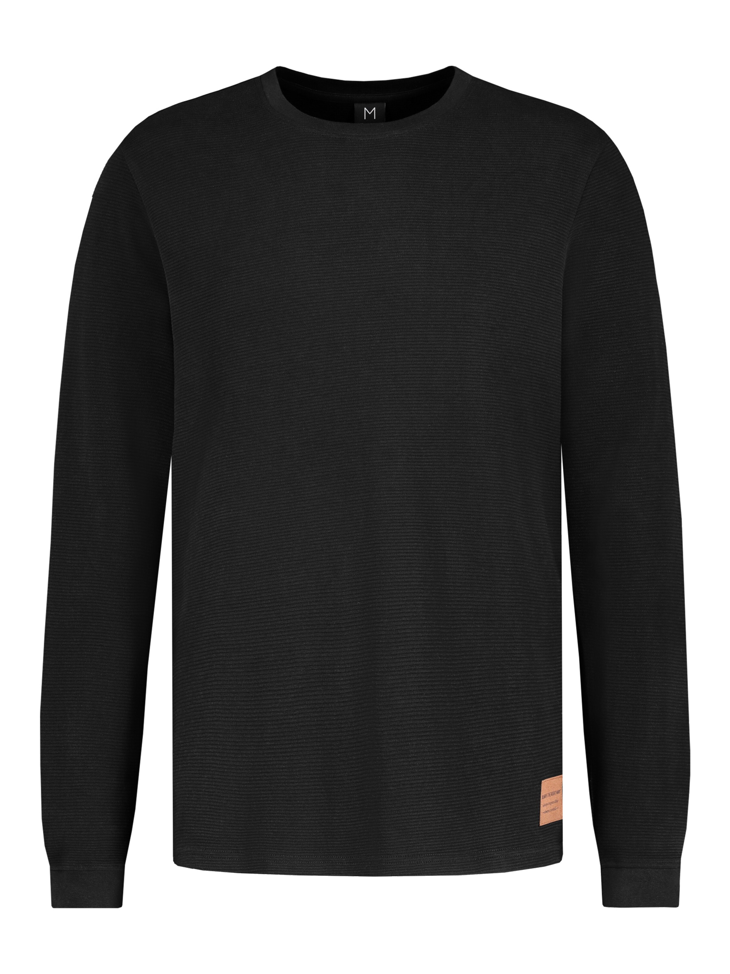 Sublevel Shirt in Black: front