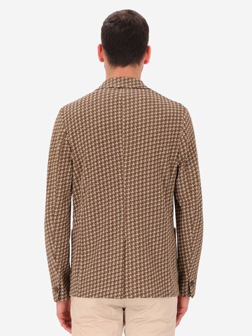 Distretto12 Regular Fit Sakko 'Dub' in Braun