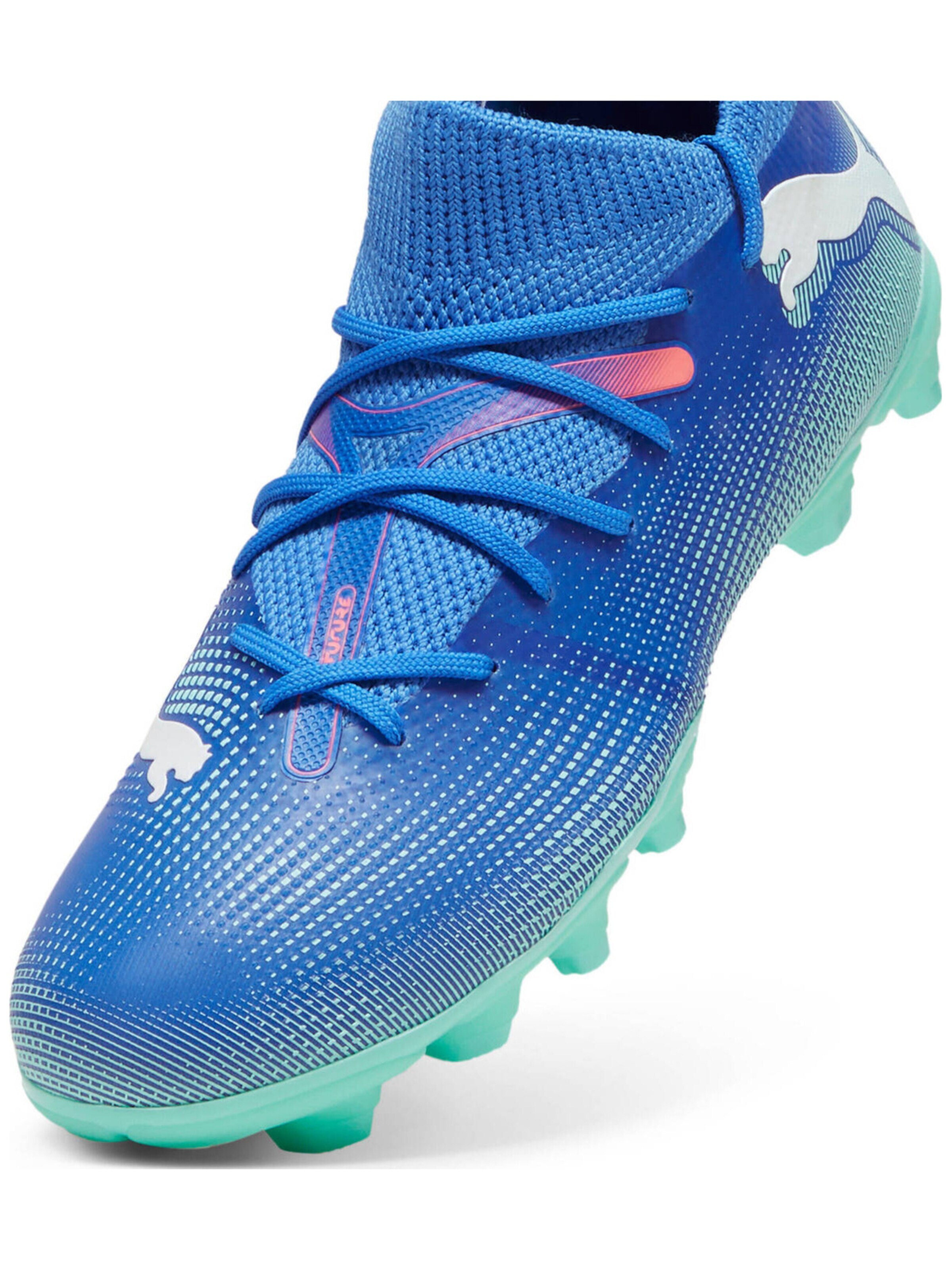 PUMA - Zapatillas de fútbol 'Puma Future 7 Match Fgag Jr' en azul