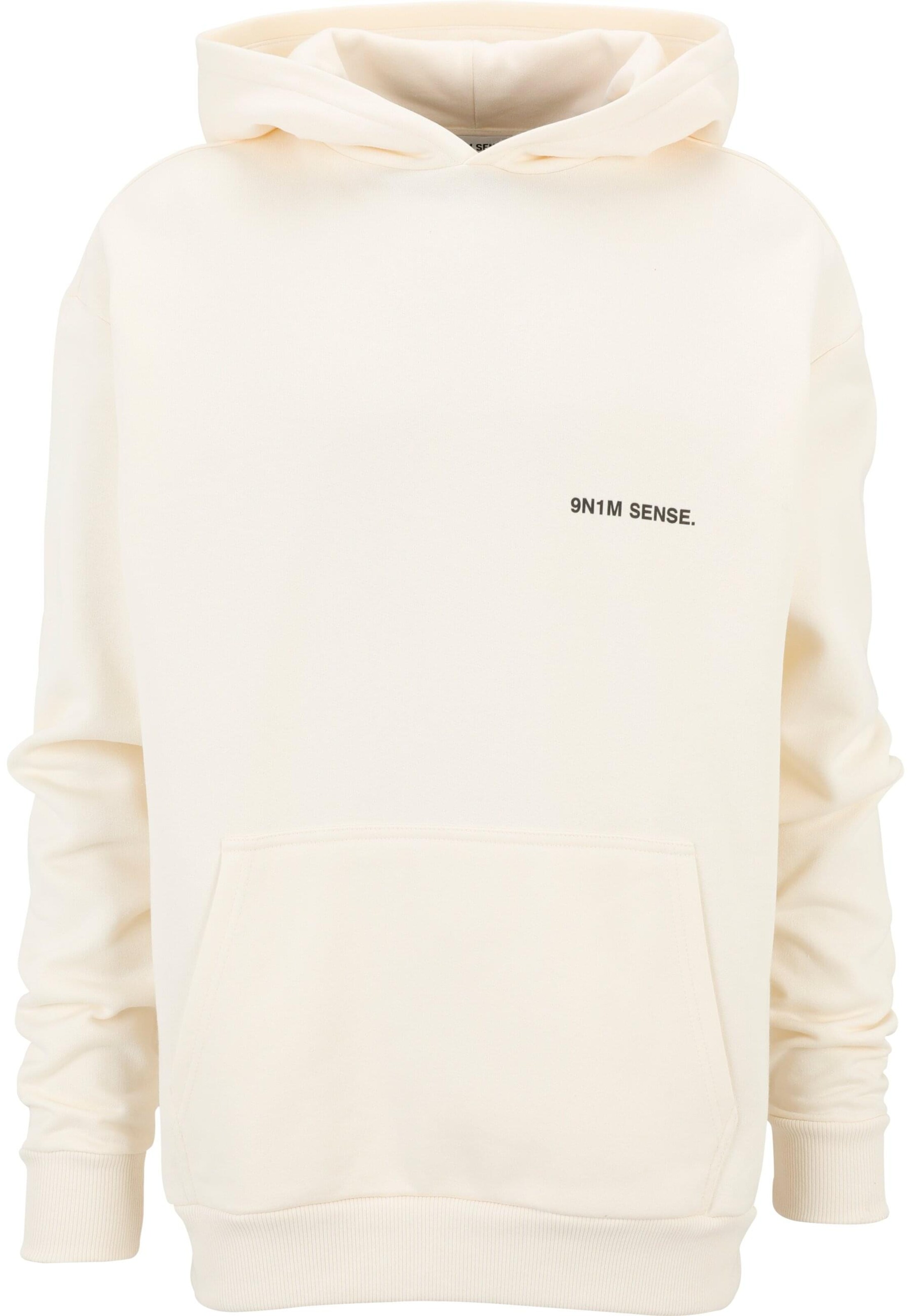 9N1M SENSE Sweatshirt 'Don't Give Up Kid' in White: front