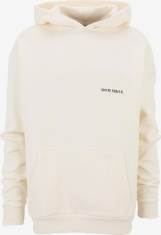 9N1M SENSE Sweatshirt 'Don't Give Up Kid' in White: front