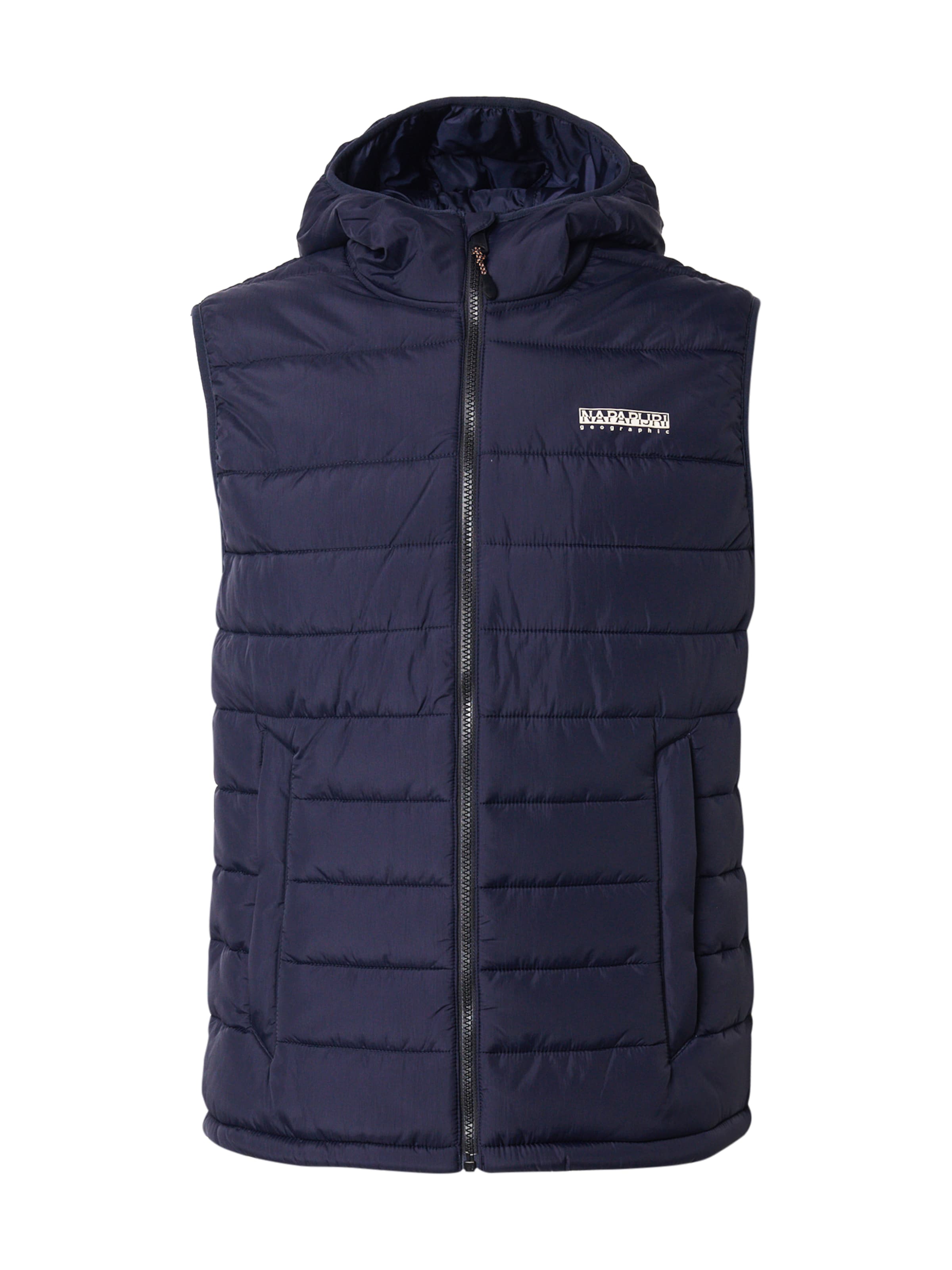 NAPAPIJRI Елек 'A-Gesar' в синьо: отпред