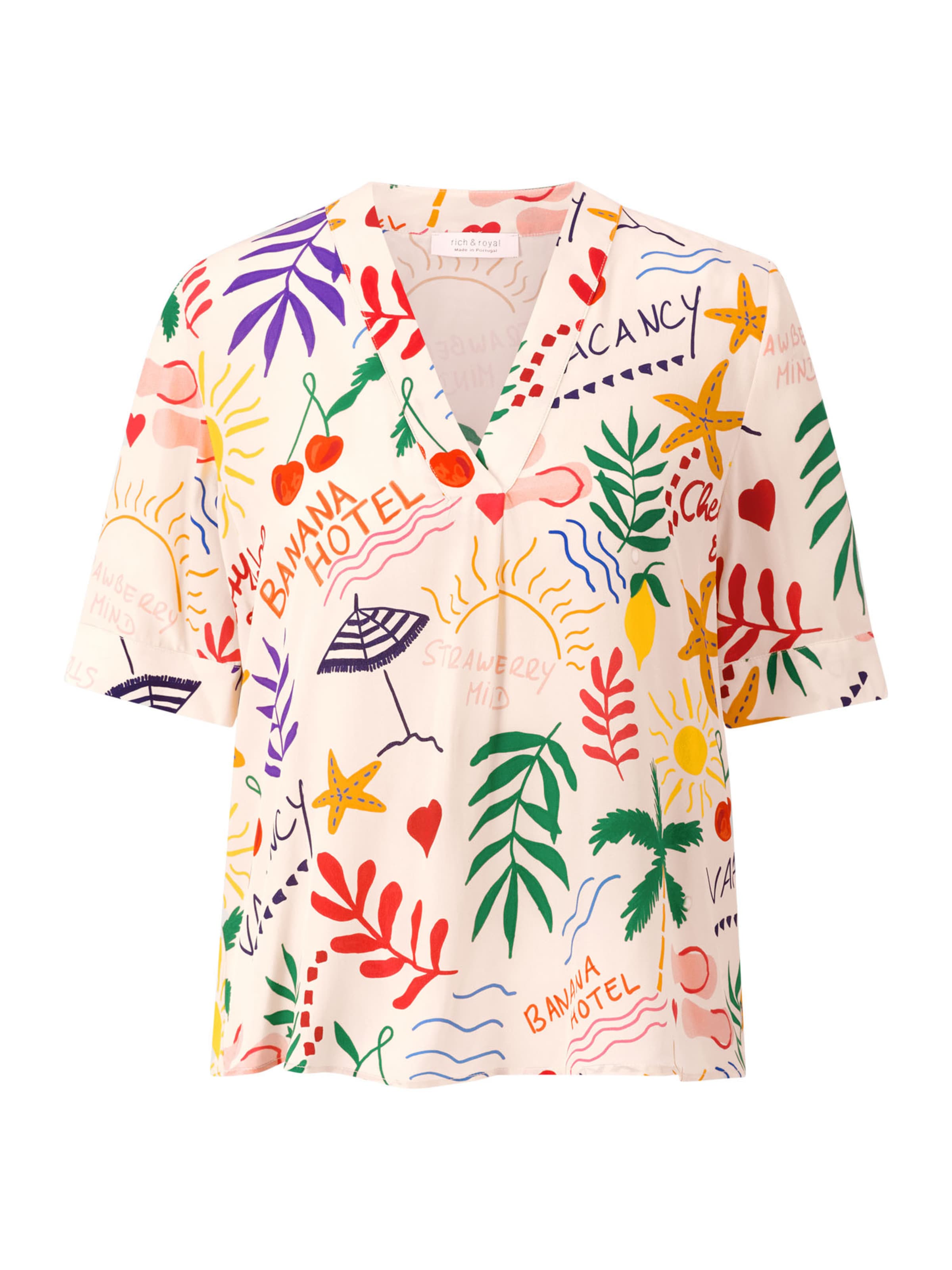 Rich & Royal Блузка в Белый: спереди