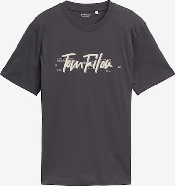 TOM TAILOR Shirt in Grey: front