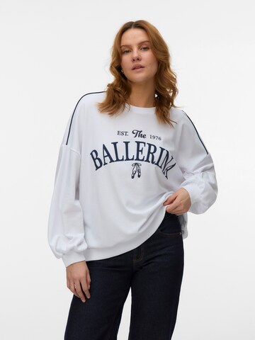 VERO MODA - Sudadera 'VMJAMIE' en blanco: frente