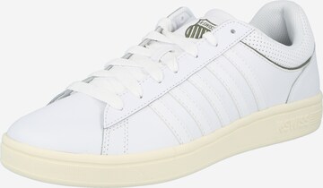 K-SWISS Platform trainers 'Court Winston' in White: front