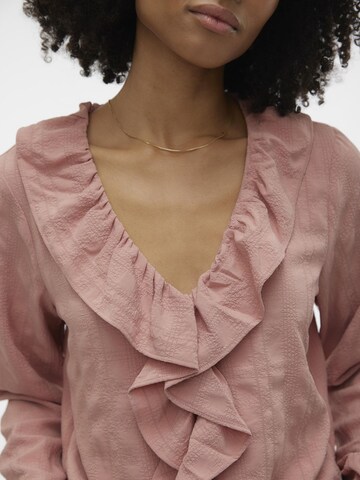 VERO MODA Bluse 'VIDA' i pink