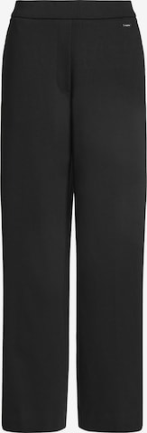 Calvin Klein Wide leg Παντελόνι σε μαύρο: μπροστά