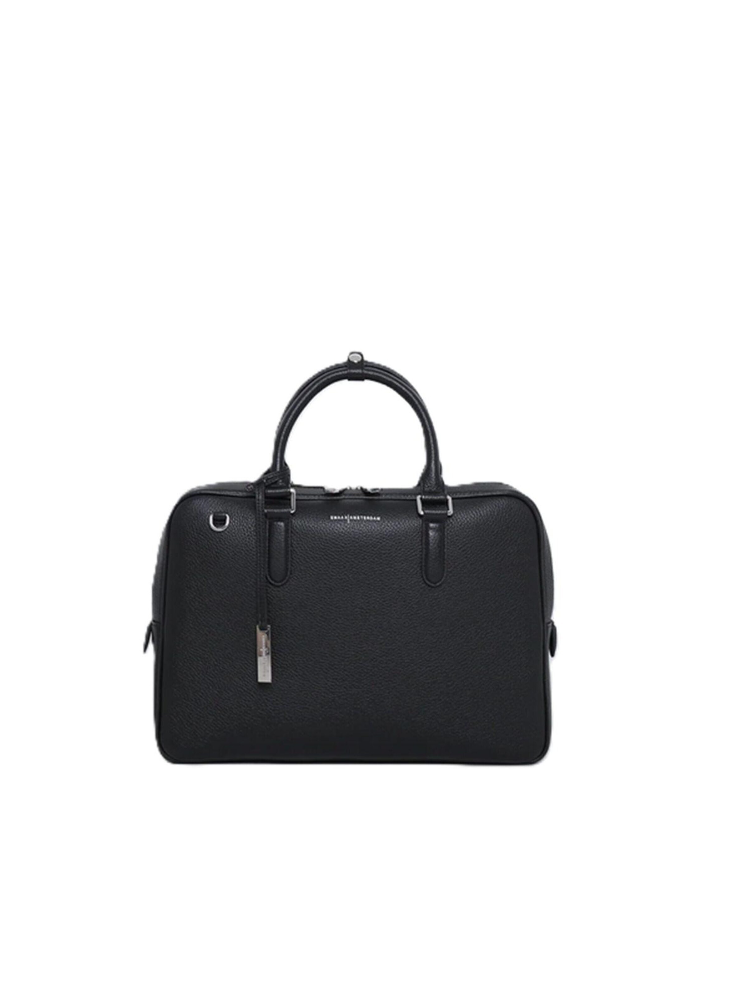 Smaak Schultertasche 'ADAM'‌‌‌‌ in Schwarz: Vorderseite