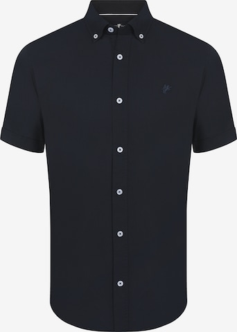 DENIM CULTURE Regular fit Button Up Shirt ' IVAR ' in Blue