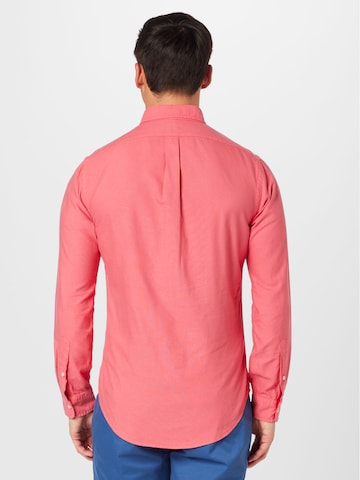 Slim fit Camicia di Polo Ralph Lauren in rosso