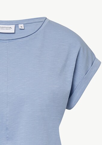 T-shirt comma casual identity en bleu
