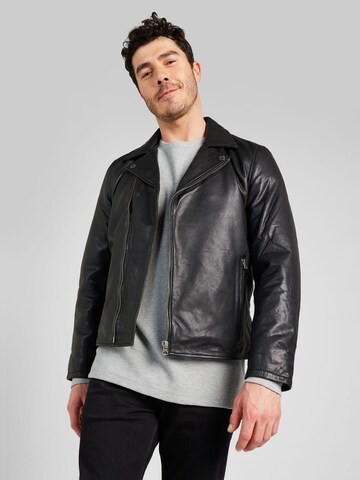 Pepe Jeans Between-Season Jacket 'VALEN' in Black: front