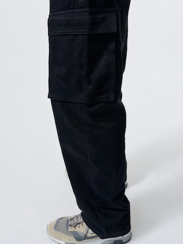 Dr. Denim Loosefit Broek 'Omar Utility' in Zwart